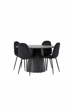 Venture Home Spisegruppe Lanzo med 4 stole Polar