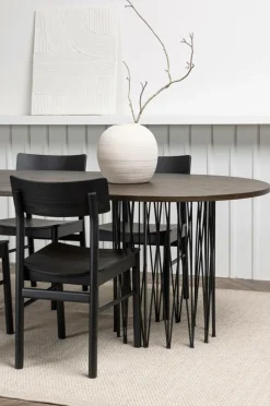 Venture Home Spisegruppe Stone Oval og stolene Montros