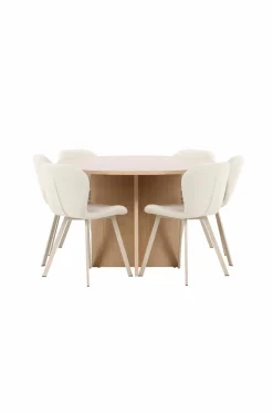 Venture Home Strada-spisebord med Lilja-stol