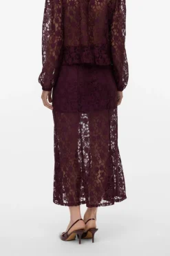 Vero Moda Maxi nederdel vmMeta Lace HW Ankle