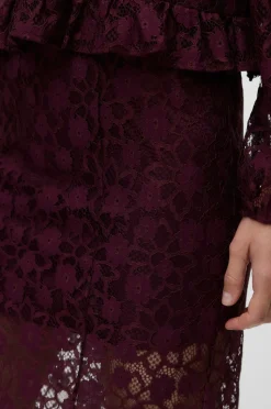 Vero Moda Maxi nederdel vmMeta Lace HW Ankle