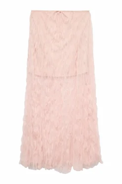 Vero Moda Maxi nederdel vmCaralia HW Mesh Skirt