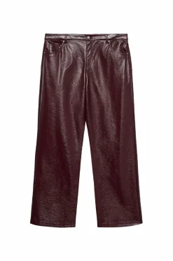 Vero Moda Curve Bukser vmcTessa HR Wide Colored Vinyl