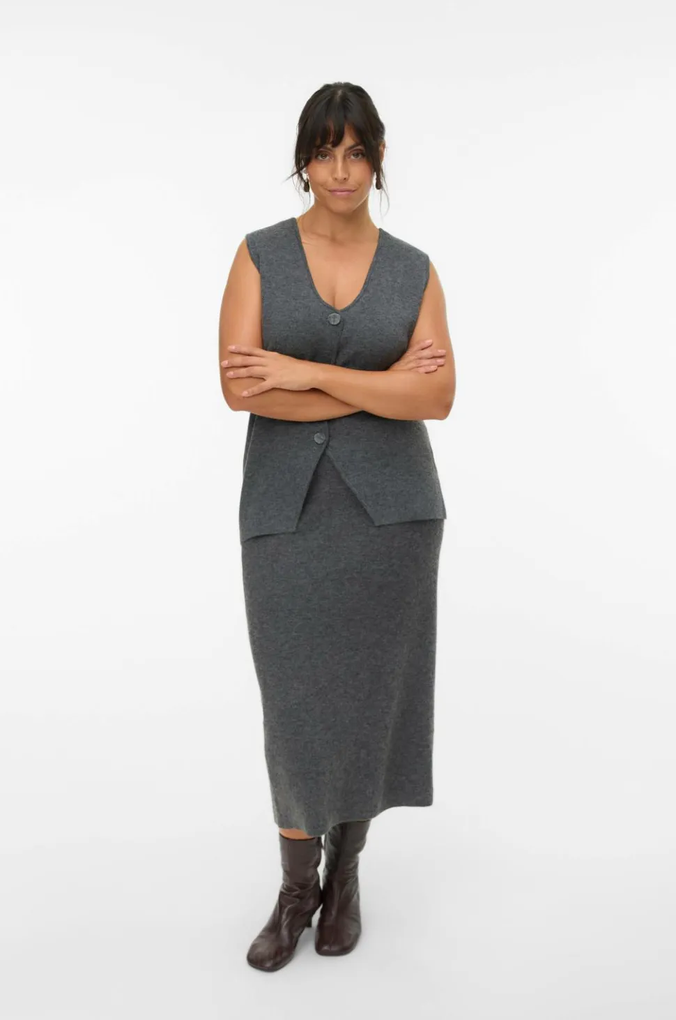 Vero Moda Curve Nederdel vmcBrisa NW 7/8