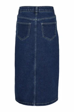 Vero Moda Girl Cowboynederdel vmHeather Calf Denim Skirt Girl