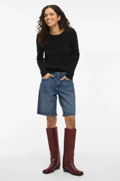 Vila Denimshorts viJaf RW Bermuda Shorts Mbd/bfs