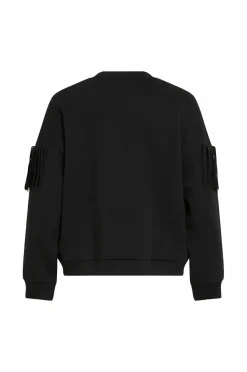 Vila Sweatshirt viReflect L/S O-neck Fringe