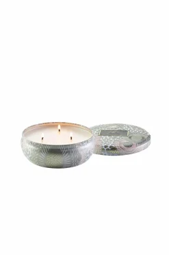 Voluspa Tahitian Coconut Vanilla 3-Wick Tin Candle 40H