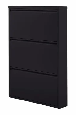 WOOOD Skoskab med 3 rum Sabine