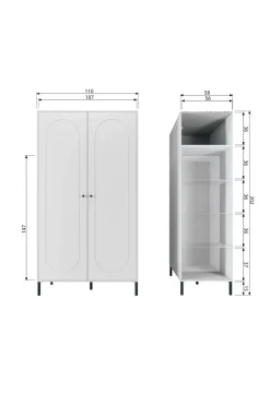 WOOOD Xina Garderobe