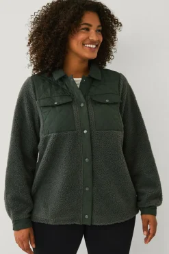 Zizzi Jakke Aophelia fleece