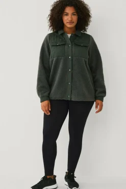 Zizzi Jakke Aophelia fleece