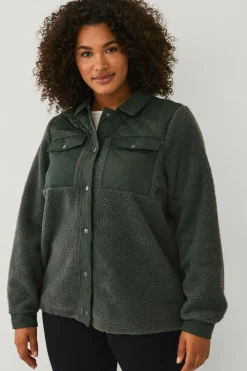 Zizzi Jakke Aophelia fleece