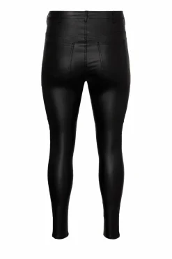 Zizzi Jeans mJoy Coated Zip Amy Pants