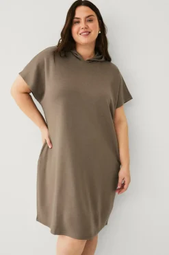 Zizzi Natkjole mAlisa S/S Knee Dress