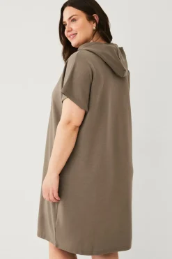 Zizzi Natkjole mAlisa S/S Knee Dress