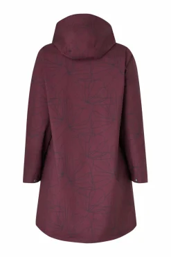 Zizzi Regnjakke mKlara aop Raincoat