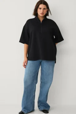 Zizzi Sweatshirt caKatalina 1/2 Zip