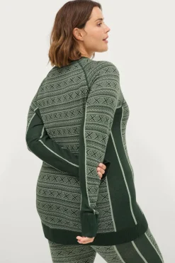 Zizzi Termisk top mAnnie L/S Ski Pullover