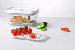 ZWILLING Drypbakker Fresh & Save til glasbeholder M/L 2-pak